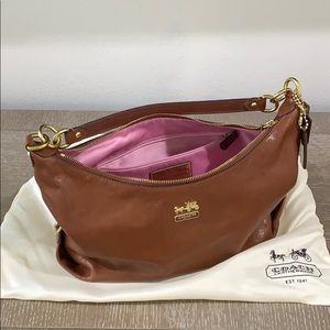 Leather Coach Handbag